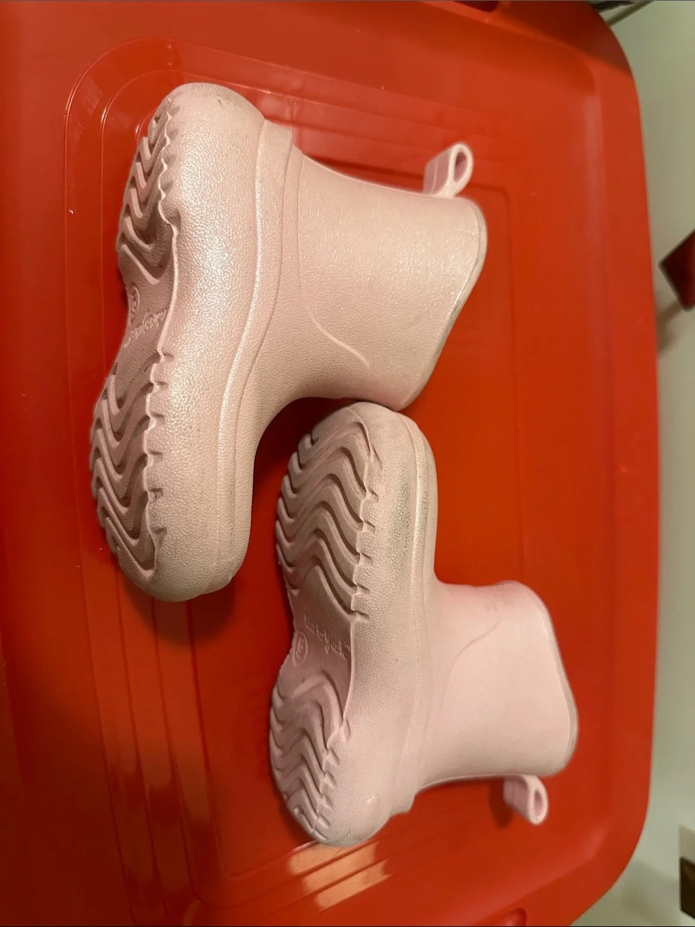 Kids Pink Waterproof Rain Boots